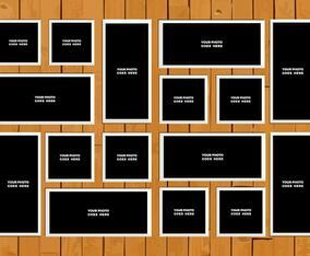 Free Vector Photo Collage 3