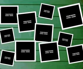 Free Vector Photo Collage 2