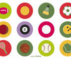 Sport Ball Icon Set
