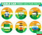 Cable Car Free Vector Pack