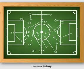 Vector Of Football Plan