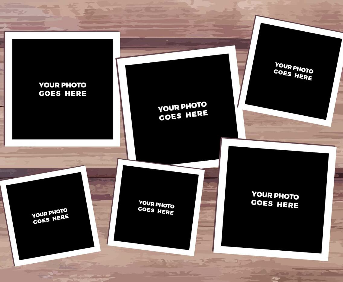 Free Vector Photo Collage 1