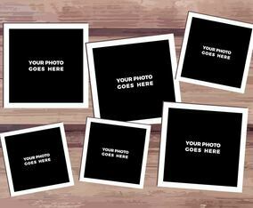 Free Vector Photo Collage 1