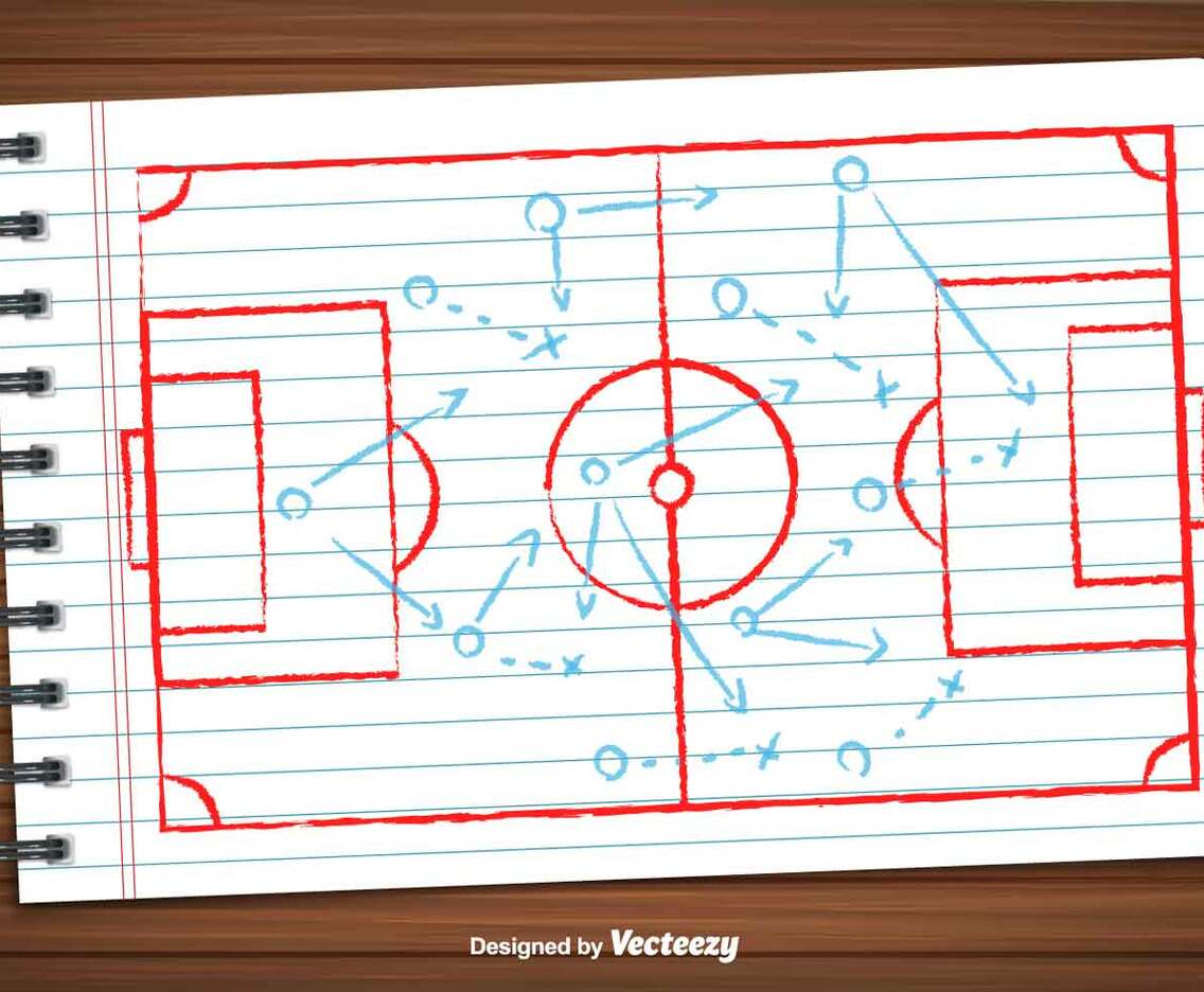 Vector Of Football Plan
