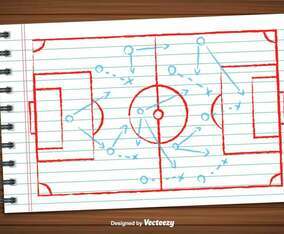 Vector Of Football Plan
