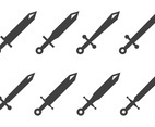 Free Templar Swords Vectors