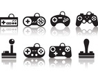 Free Minimalist Gaming Joystick Icons