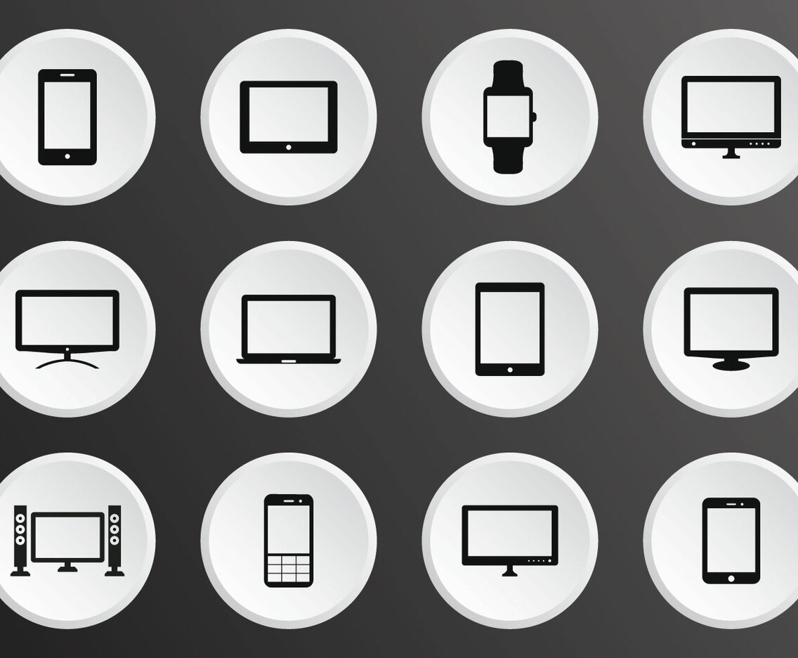 Free LED Screen Flat Vector