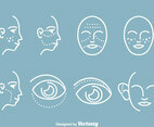 Cosmetic Plastic Surgery Icons