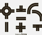 Road Icons Vector