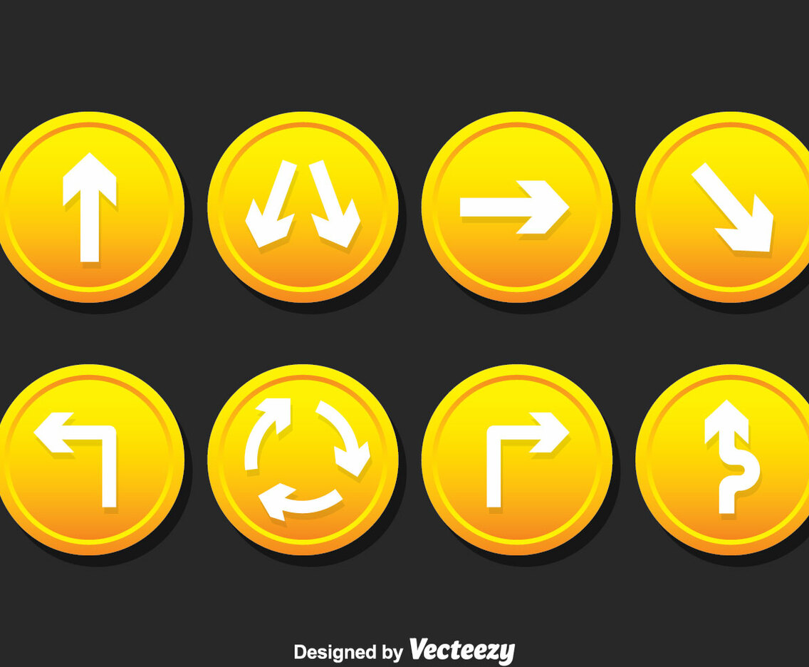 Road Signs Vector Set