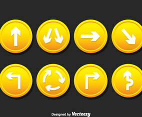 Road Signs Vector Set