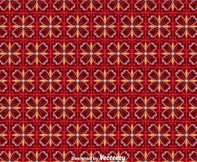 Flower Portuguese Tiles Pattern