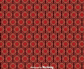 Red Portuguese Tiles Pattern