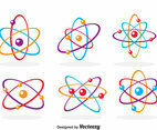 Colorful Atom Icons