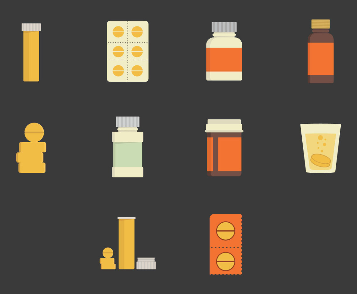 Effervescent Medicine Vector Icon