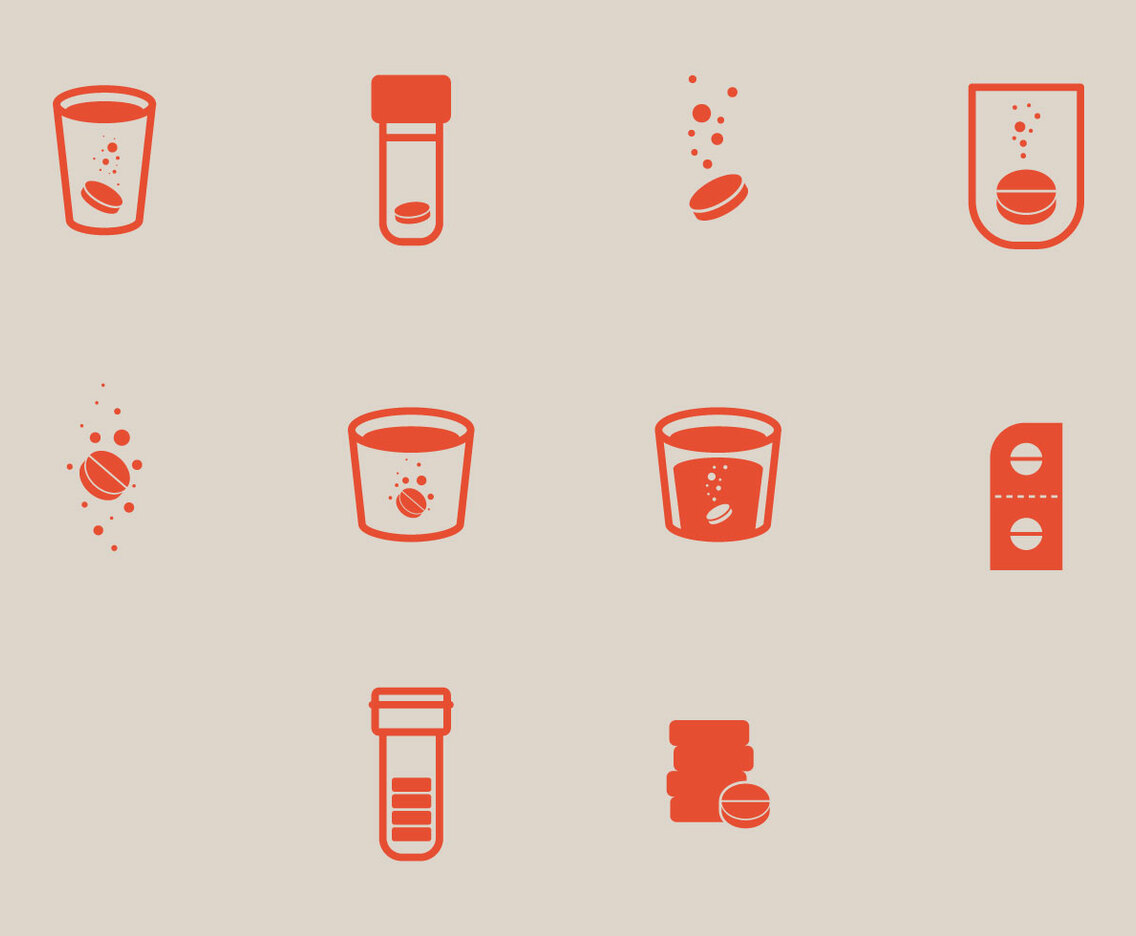 Simple Effervescent Icon Vectors
