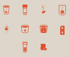 Simple Effervescent Icon Vectors