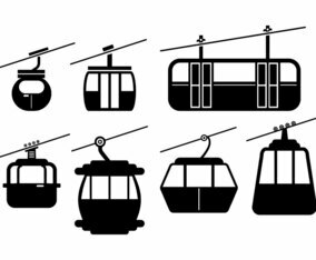 Cable Car Vector