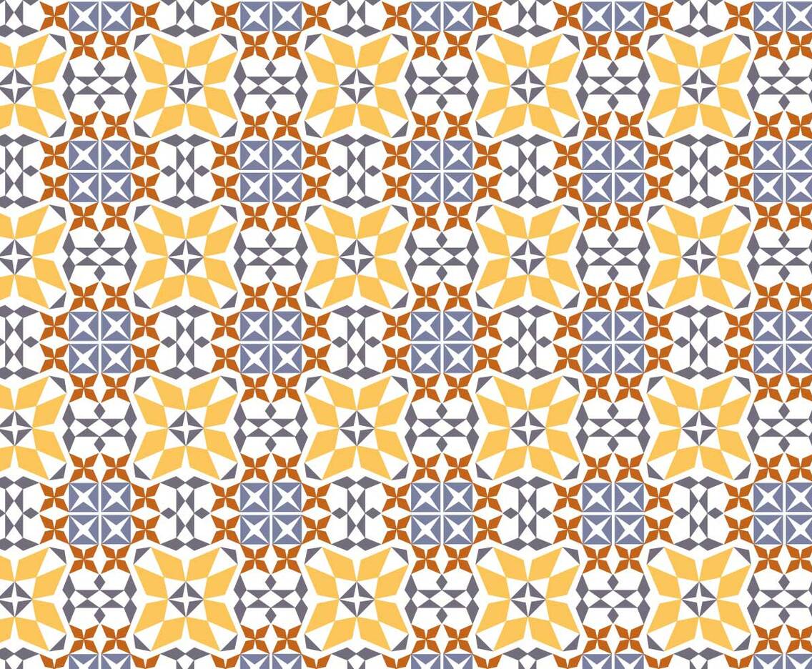 Portuguese Tile Vector Pattern