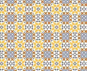 Portuguese Tile Vector Pattern