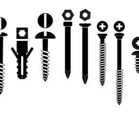 Black Hardware Vector Set