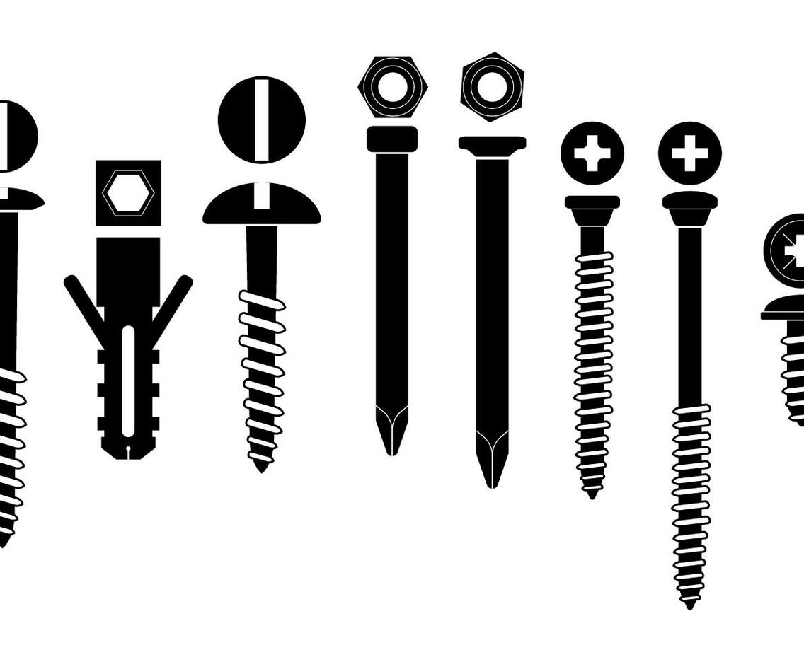 Black Hardware Vector Set