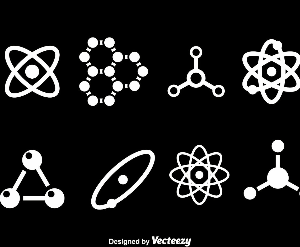 Atom White Icons