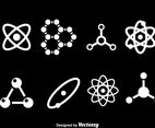 Atom White Icons