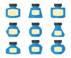 Ink Pot Vector
