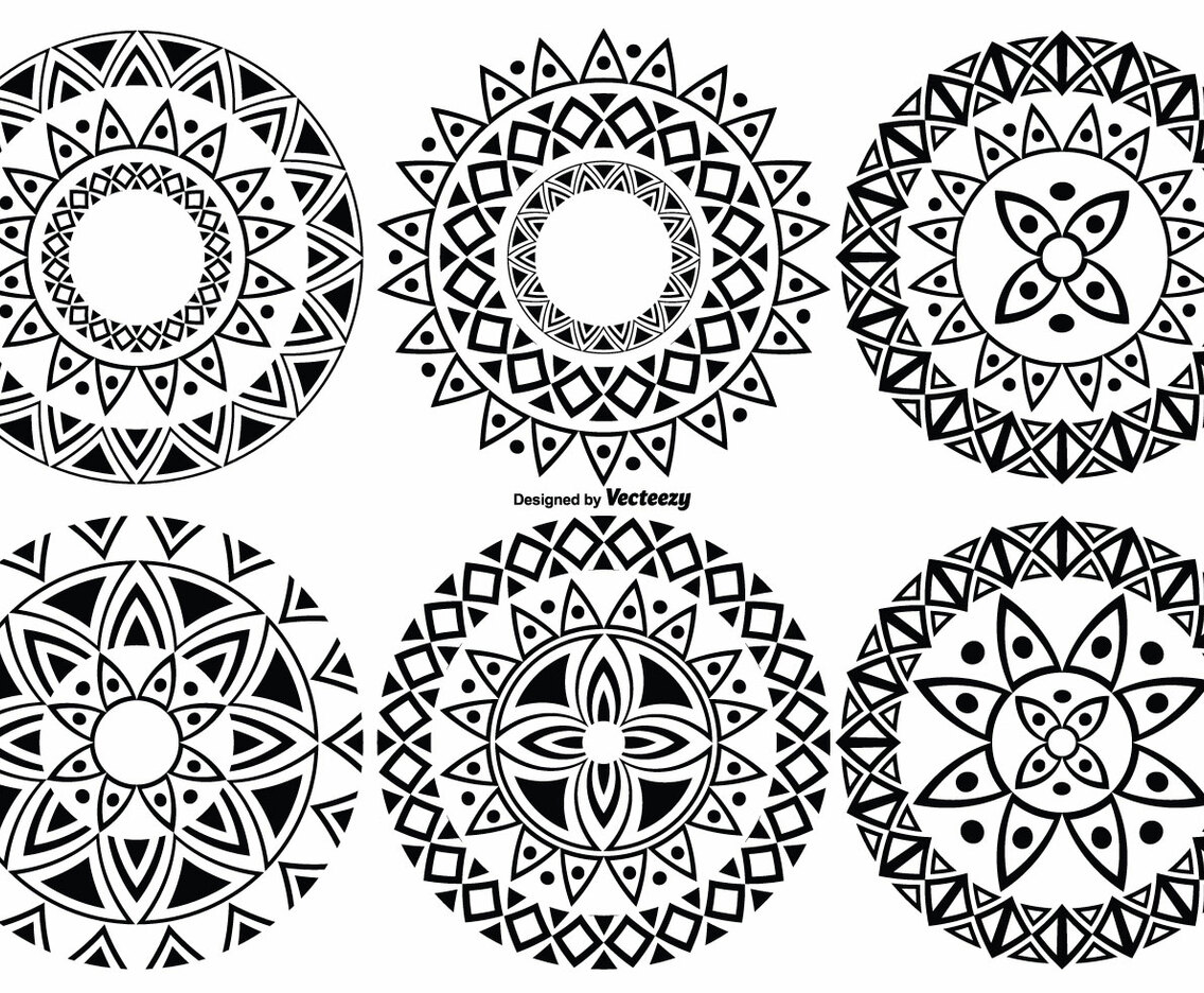 Decorative Cicle Vector Shapes