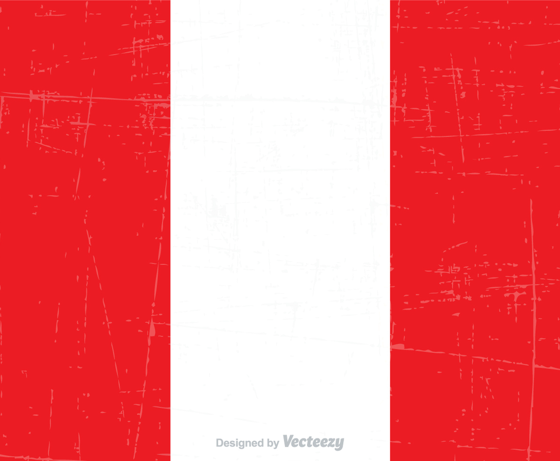 Free Grunge Peru Federal Flag Vector