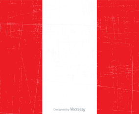 Free Grunge Peru Federal Flag Vector