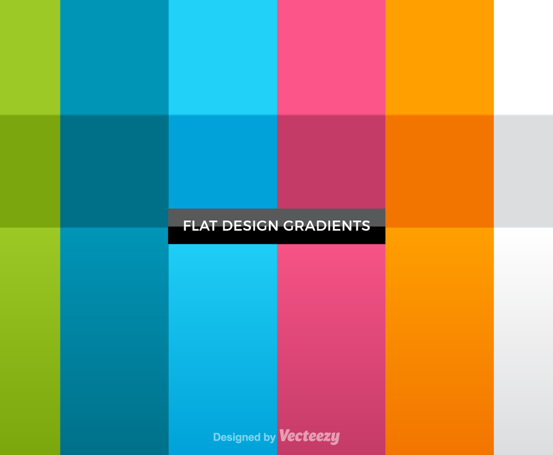 Free Flat Gradients Vector Set