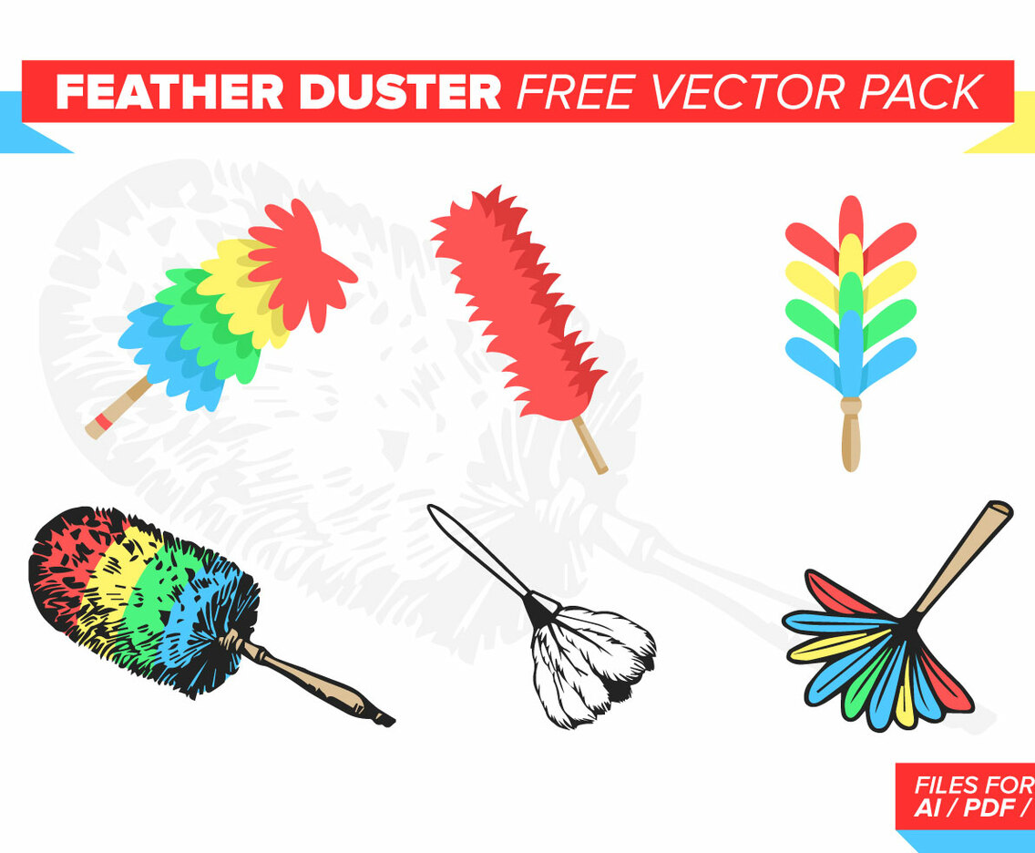 Feather Duster Free Vector Pack
