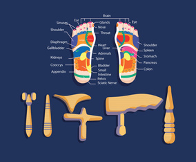 Reflexology Equipment Vector