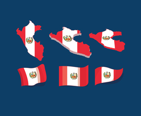 Peru Flag Vector