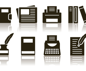 Free Minimalist Writer Icon Set