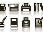 Free Minimalist Writer Icon Set