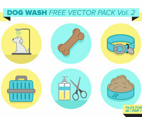 Dog Wash Free Vector Pack Vol. 2
