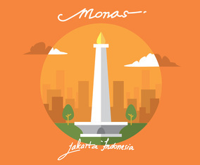 Monas Vector Art
