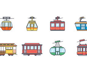 Free Cable Car Vector