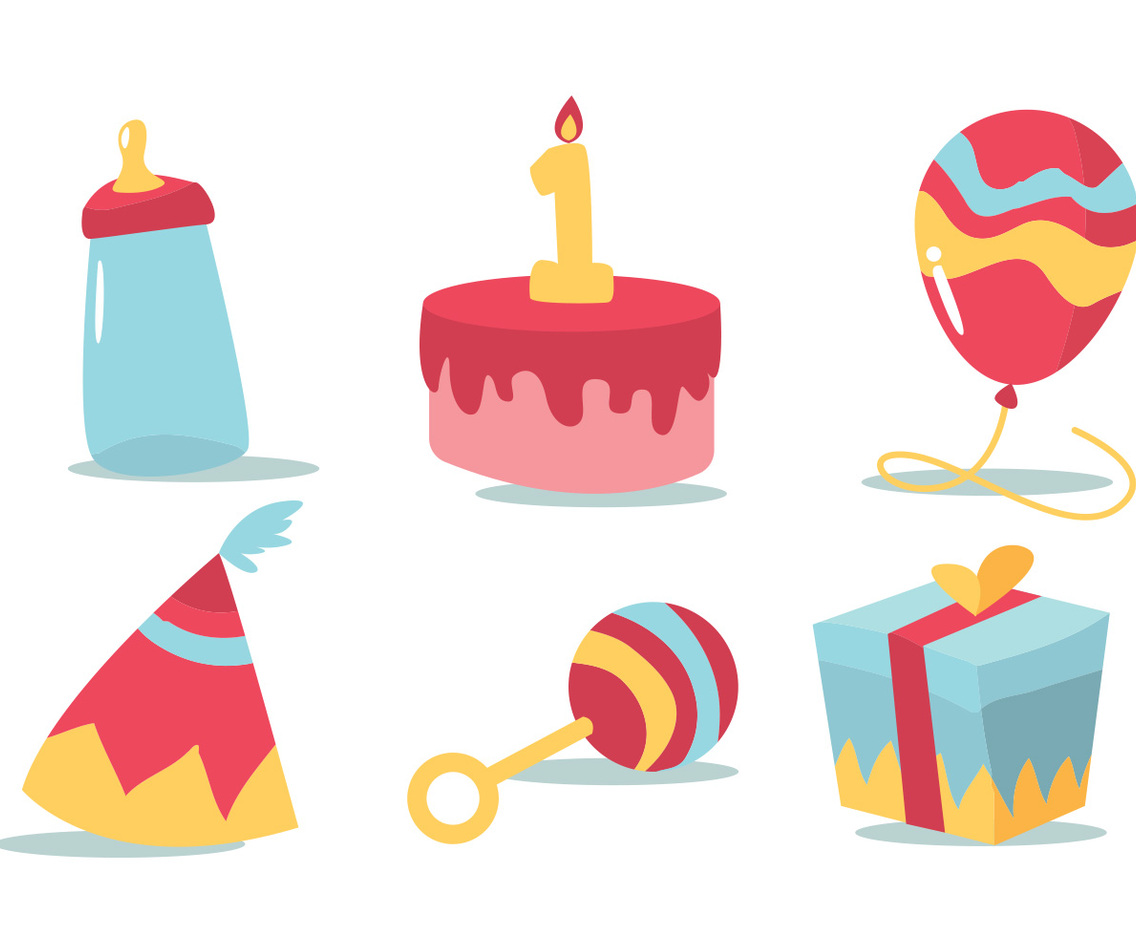 Birthday Vector Set