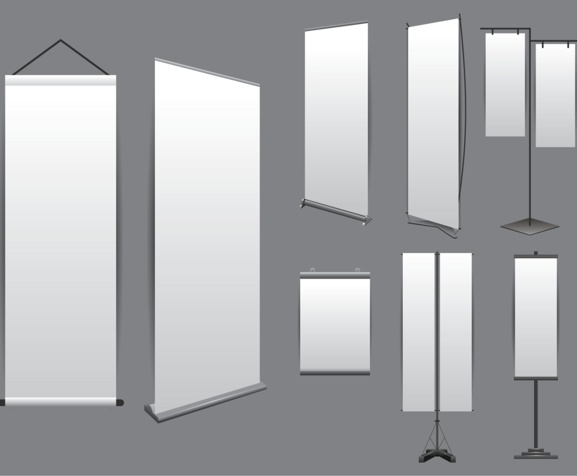 Blank Kakemono Vectors