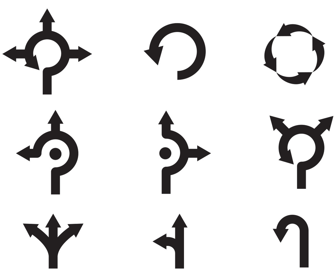 Free Roundabout Vectors