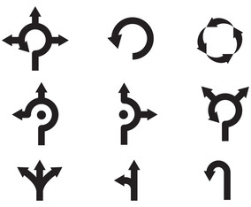 Free Roundabout Vectors