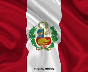 Vector Peru Flag Illustration