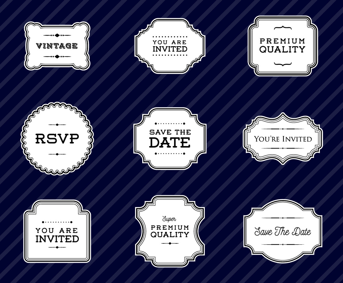 Free Vintage Frames and Cartouches Vector