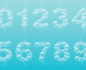 Free numbers - Vector Art