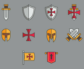 Templar Icon Vectors